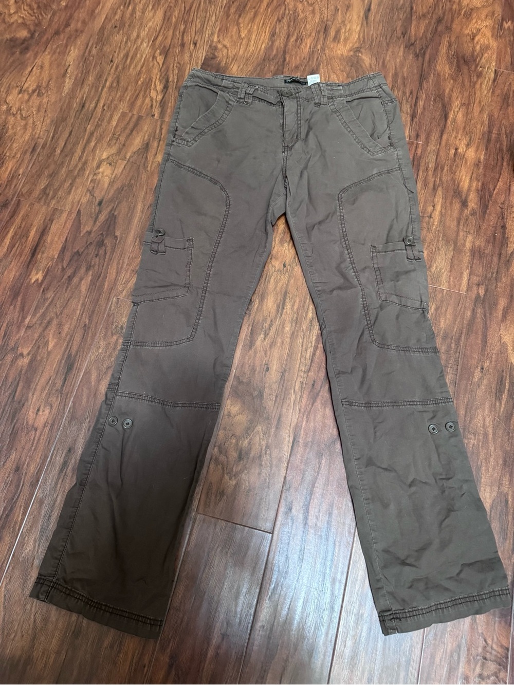 Brown Cargo Utility Pants